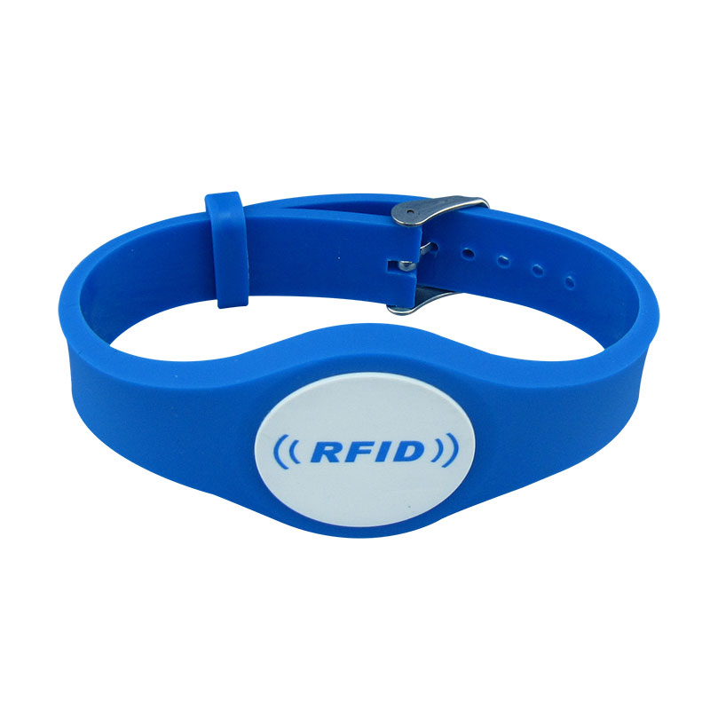 125KHZ আইডি স্ল্যাপ RFID রাবার Pvc রিস্টব্যান্ড