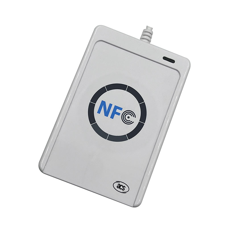 পোর্টেবল ACR122U 13.56Mhz ISO14443 USB পোর্ট NFC চিপ রিডার লেখক স্মার্ট কার্ড রিডার